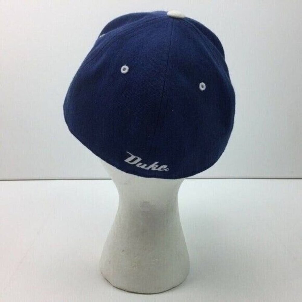 Authentic Zephyr Mens Blue Duke University Baseball Hat Cap Logo Size 7 3/8 - Picture 4 of 8